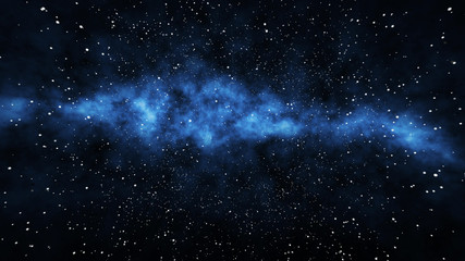 Obraz na płótnie Canvas Milky-Way Stars and Planets