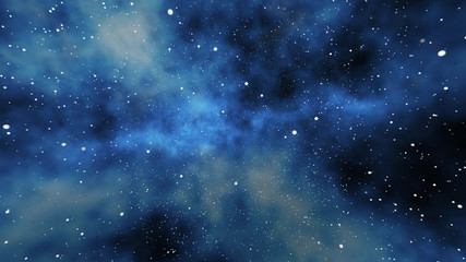 Fototapeta na wymiar Milky-Way Galaxy Stars, Planets