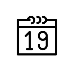 Fototapeta premium Calendar vector icon
