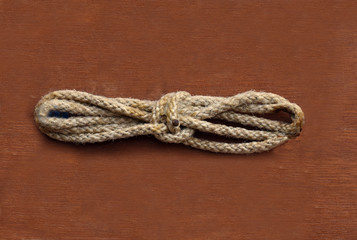 Belegen einer Klampe, Seemannsknoten