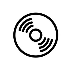 Compact disc vector icon