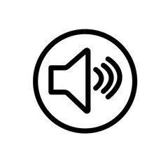 Speaker vector icon