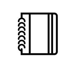 Notebook vector icon