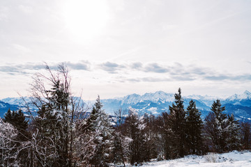 Winter landscape in Austria