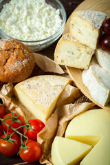 cheese on the table