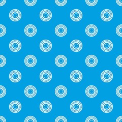 Bearing pattern seamless blue
