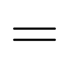 Equal vector icon