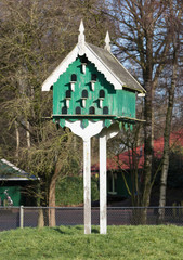 Old birdhouse for pigeons