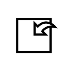 Incoming vector icon