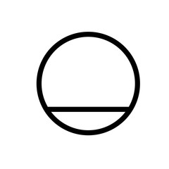 Shutdown vector icon