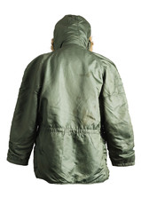 Vintage 1980 Flyer Man Air Force Type N-2B N2B BOMBER Jacket Parka Back View © nuttakit