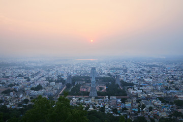 Obraz premium Panorama von Tiruvannamalai