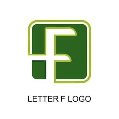 Obraz premium letter f neon logo