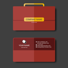 Business case shaped, Business Card Templates