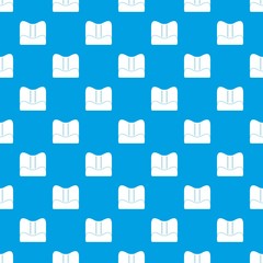Orthopedic pillow pattern seamless blue