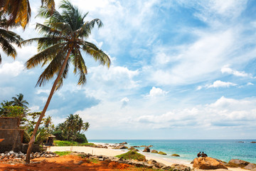 the beach near Ambalangoda, Sri Lanka