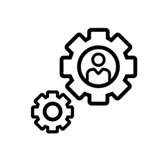 Settings vector icon