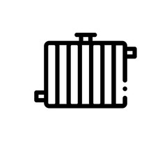 Radiator vector icon