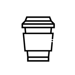 Coffee to go vector icon
