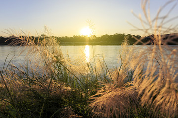 Sunset at Tak district, Thailand
