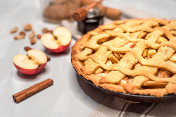 Homemade apple pie.