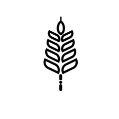 Wheat vector icon