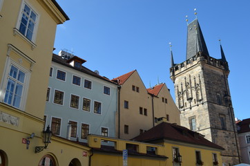 Obraz premium Prague - Mala Strana Bridge Tower