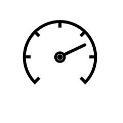 Speedometer vector icon