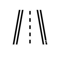 Ring road vector icon