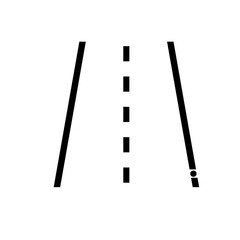 Road vector icon