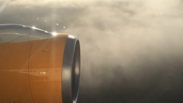 Landeanflug und Landung