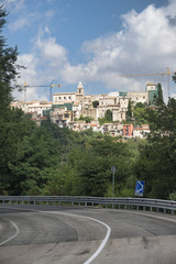 Bussi sul Tirino, historic town in Abruzzi