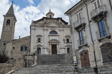 Fototapeta na wymiar Sulmona (Abruzzi, Italy), Santissima Trinita church