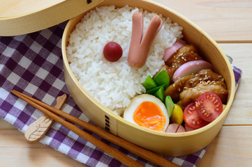 Bento is a single-portion take-out or home-packed meal common in Japanese cuisine. A traditional...