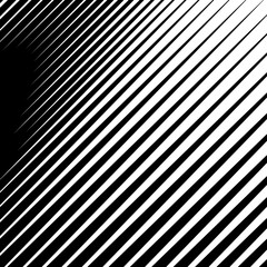 Monochrome, parallel lines abstract geometric pattern. EPS 10 vector