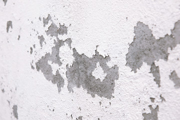 Wall damage.
