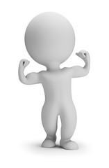 3d small people - shows muscles