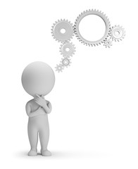 3d small people - thought mechanism