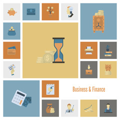 Business and Finance Icon Set
