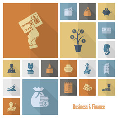 Business and Finance Icon Set