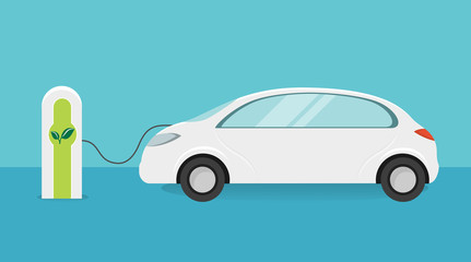 Biodiesel Auto Flat Design