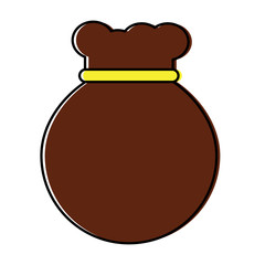 bag or sack icon image vector illustration design 