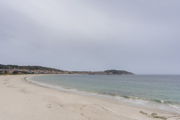 Beach of Laxe (La Coruna, Spain).