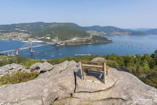 Bench in Redondela (Pontevedra, Spain).