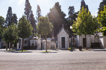 Cemitério dos Prazeres Old Cemetary in Lisboa, Portugal