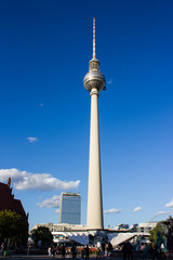 Obraz premium Berlin television tower
