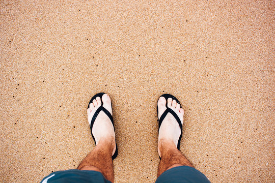 Piedi non abbronzati