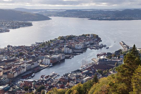 Bergen and the Byfjorden