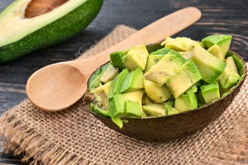 Salad with avocado