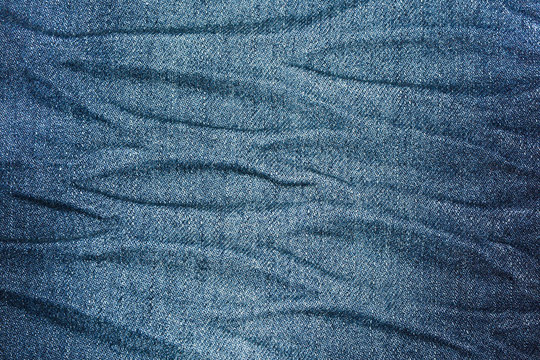 Texture of blue denim